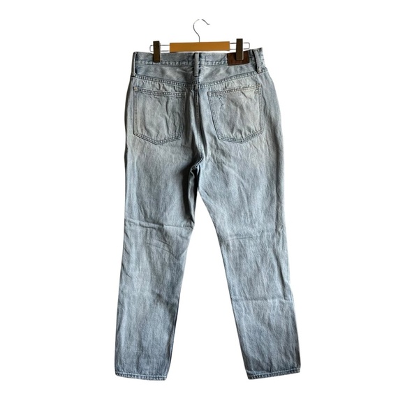 Madewell The Perfect Vintage Jean Size 29 Light wash Distressed Knee Hol… - Picture 7 of 15
